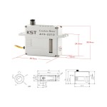 KST A15-2212 25Kgf.cm 0,11 sec segel flugzeug HV Phosphor Bronze Gehärtetes Stahl getriebe Standard Corel ess Motor für RC Flugzeuge